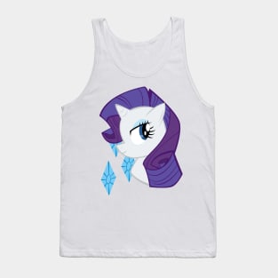 Pony Head: Rarity Tank Top